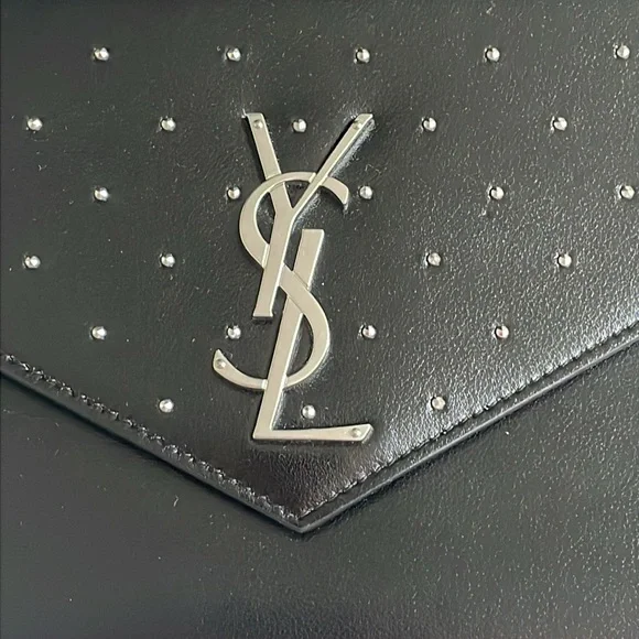 YSL Cassandre Studded Flap Pouch - Picture 4 of 14